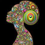 Woman Psichedelic Design Portrait-Donna Ritratto Psichedelico